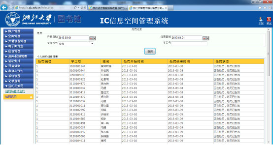 IC學習(xí)空(kōng)間(jiān)管理(lǐ)系統
